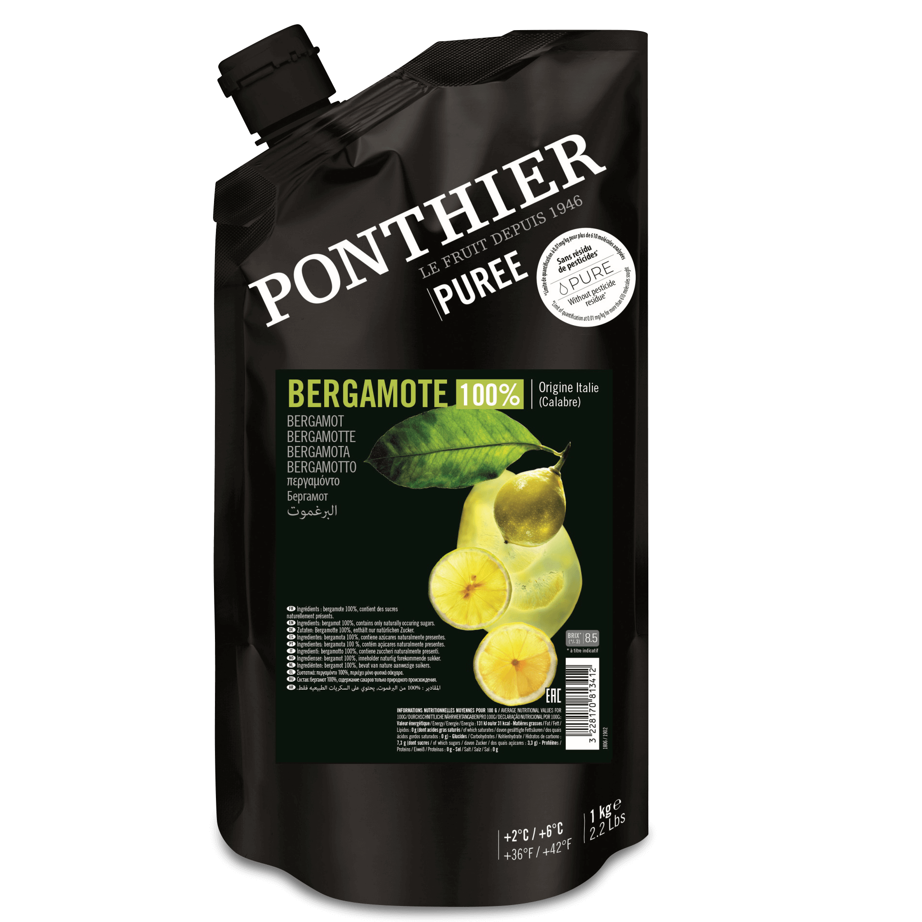 Fruchtpüree 'Bergamotte'