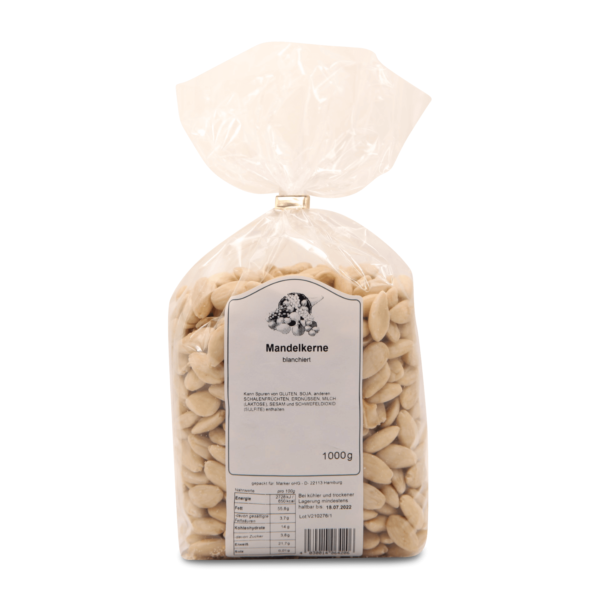 Mandelkerne 'ohne Haut'